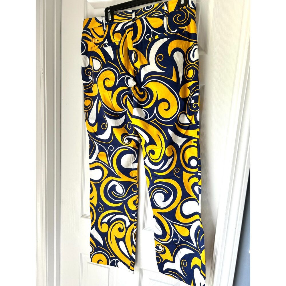 Loudmouth Swirl Golf Pants Men's 34X32 statement retro colorful